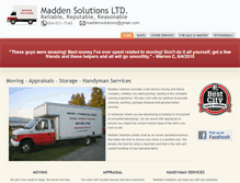 Tablet Screenshot of maddensolutions.com